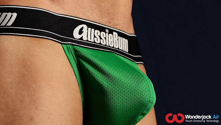 Push-up Jockstrap AussieBum s kapsou Wonder Jock WJ Air Green14